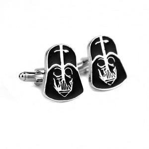 RJ Star Wars Cuff Links Buttons Falcon Darth Vader BB8 R2D2 Fighter Knight Tie Clips Avengers Batman Cufflinks Men Jewelry Gift