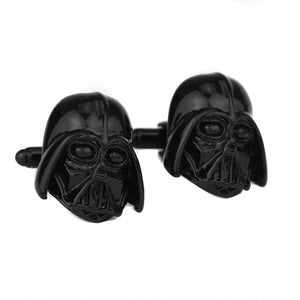 RJ Star Wars Cuff Links Buttons Falcon Darth Vader BB8 R2D2 Fighter Knight Tie Clips Avengers Batman Cufflinks Men Jewelry Gift