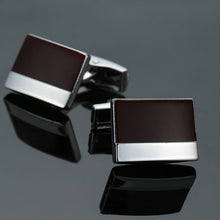 Load image into Gallery viewer, Quality enamel baking paint, men&#39;s French shirt cufflinks wholesale custom made cuff top grade business shirt cufflinks.