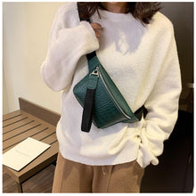 Load image into Gallery viewer, CROWDALE Women bag crocodile multicolor messenger chest bag clutch female Pu leather handbag cross body bag Fashion high quality