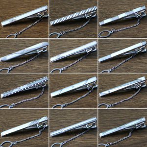 New Tie Clip Fashion Style Necktie Men Metal Silver Simple Bar Clasp Practical Bowtie Clasp Tie Pin for Mens Gift Accessories