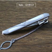 Load image into Gallery viewer, New Tie Clip Fashion Style Necktie Men Metal Silver Simple Bar Clasp Practical Bowtie Clasp Tie Pin for Mens Gift Accessories