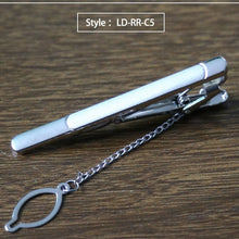Load image into Gallery viewer, New Tie Clip Fashion Style Necktie Men Metal Silver Simple Bar Clasp Practical Bowtie Clasp Tie Pin for Mens Gift Accessories